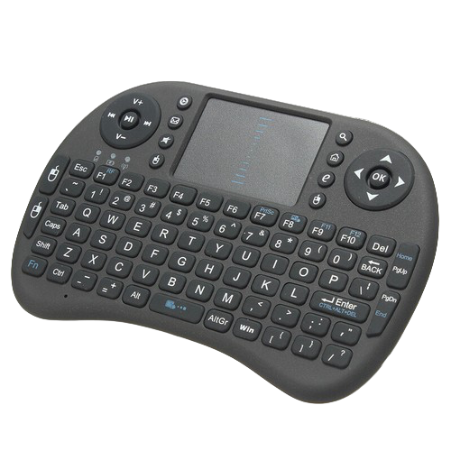 Mini Wireless Keyboard with Built-In Touchpad