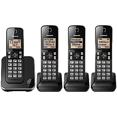 Panasonic DECT 6.0 4 Expandable Cordless Phone with Call Block