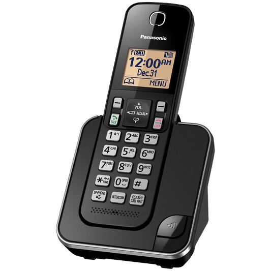 Panasonic DECT 6.0 Expandable Cordless Phone with Answering Machine and Call Block