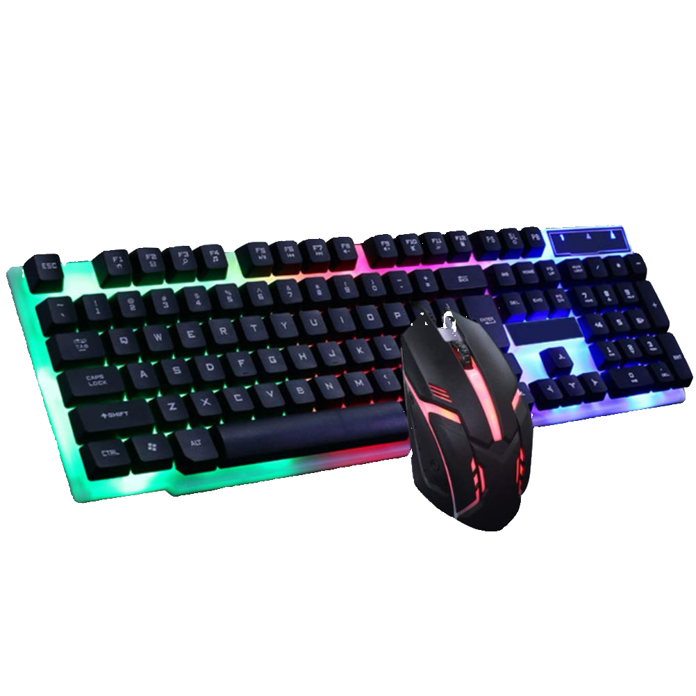 DY-T302 Bright Backlit Gaming Keyboard and Mouse Suit