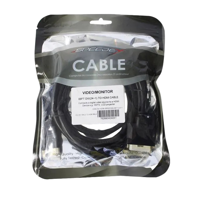 SPEEDEX HDMI Male to DVI Male Cable